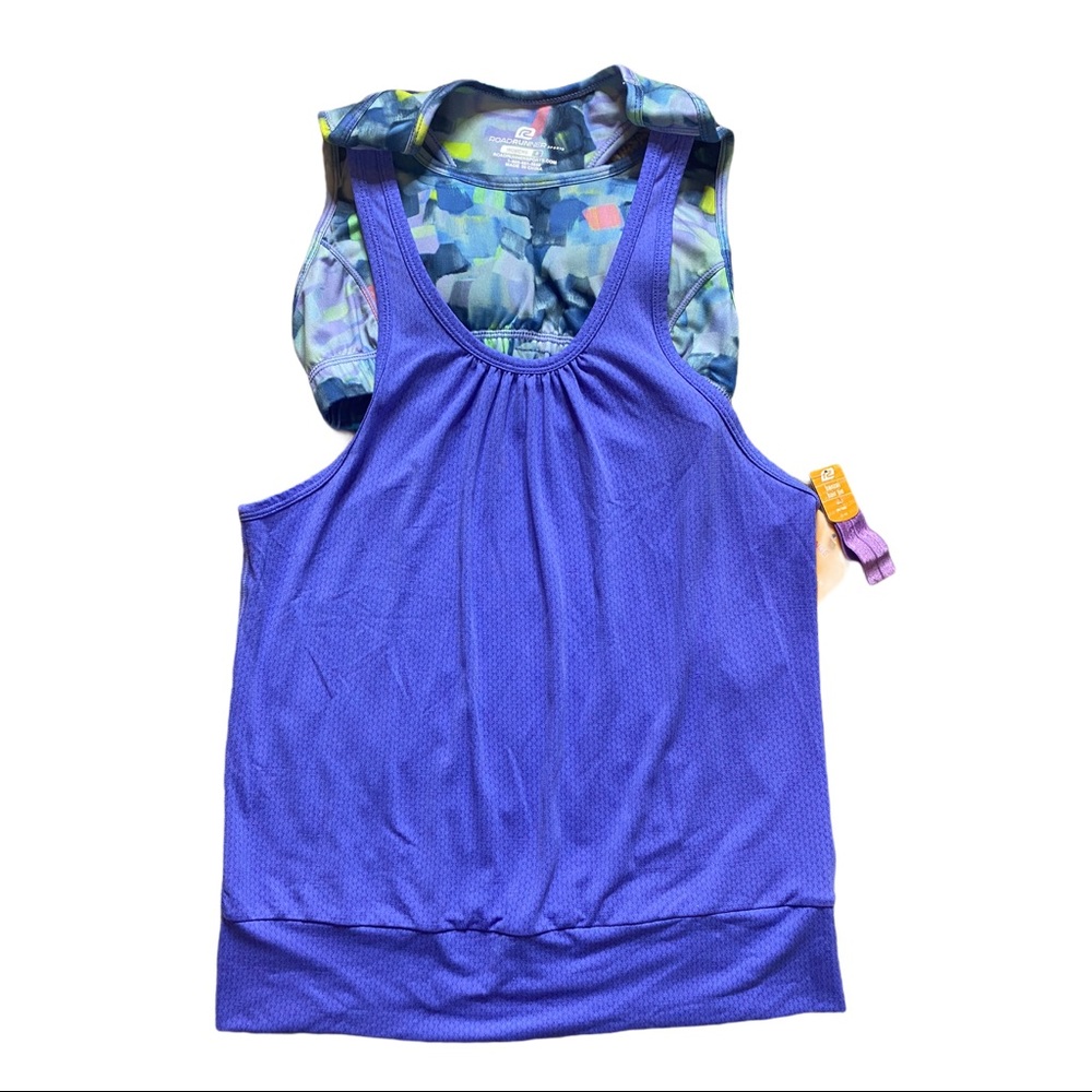 Roadrunner Sports Purple Exercise Tank Top